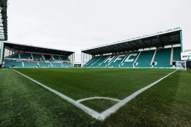 A general view of Easter Road