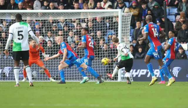 Harvey Elliott scores his side's second goal