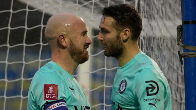 Stockport duo Paddy Madden and Nick Powell