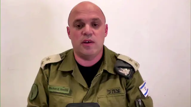 IDF spokesman Lt Col Richard Hecht