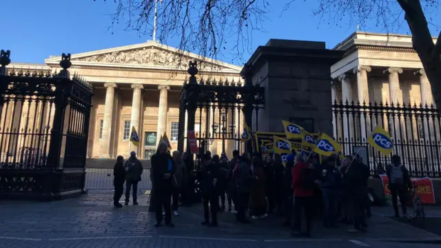 Protest outside British Museum