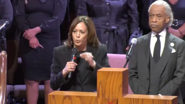 Kamala Harris speaks