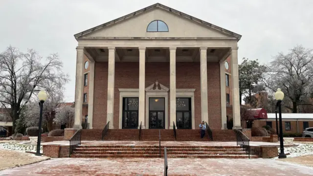 Memphis' Mississippi Boulevard Christian Church where the funeral is being held