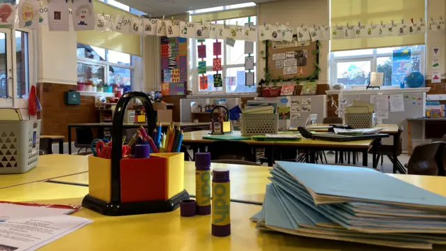 Empty classroom