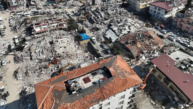 The aftermath of the deadly earthquake as seen in Hatay, Turkey