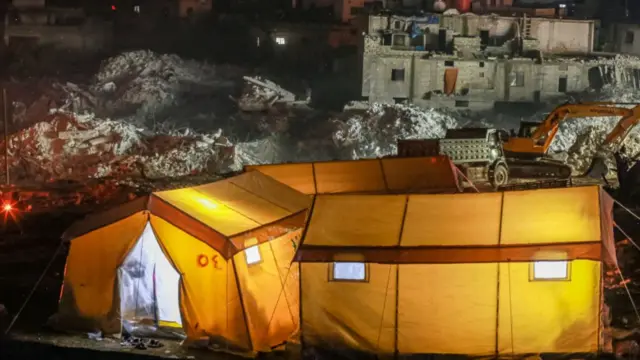 9 February, tents in Idlib