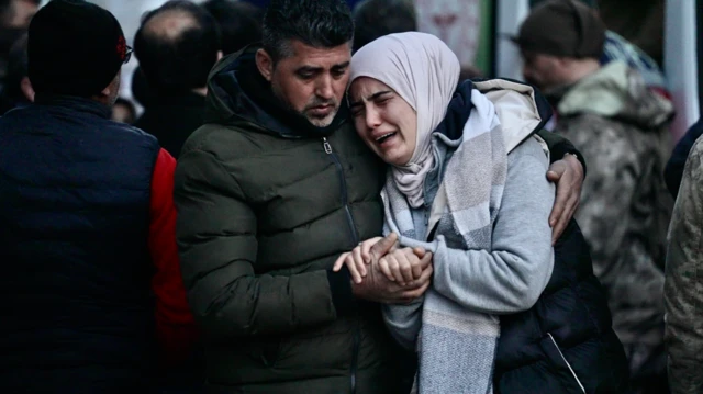 A grieving woman in Osmaniye