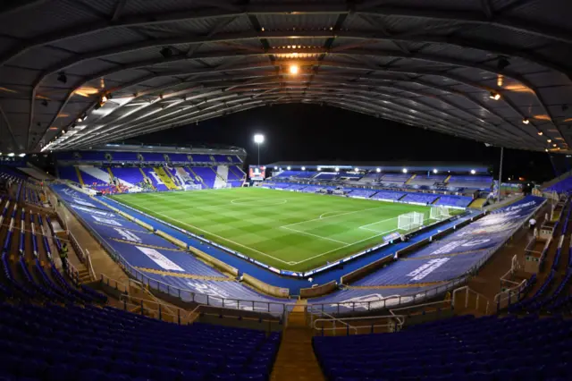 St Andrew's Trillion Trophy Stadium, home of Birmingham City.