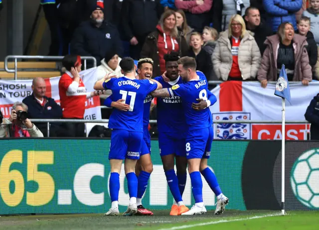 Cardiff celebrate