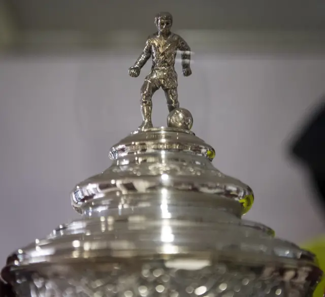 The top of the Scottish Cup trophy