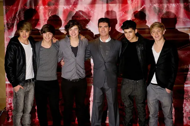 One Direction and Simon Cowell