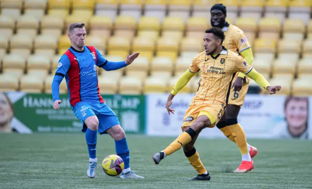 Inverness and Livingston players