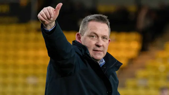 Billy Dodds was a happy man when he left Livingston