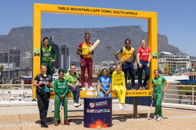 World Cup captains with trophy