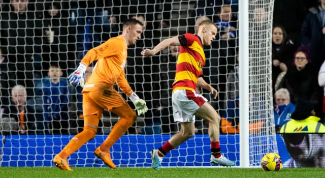 FT: Rangers 3-2 Partick Thistle