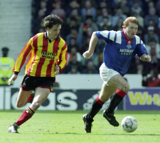 Gerry Britton and Stuart McCall