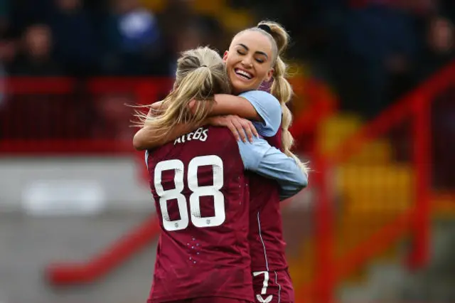 Aston Villa celebrate