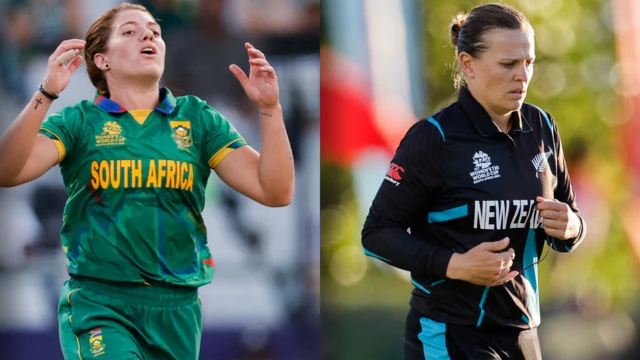 Nadine De Klerk  and Lea Tahuhu looking frustrated