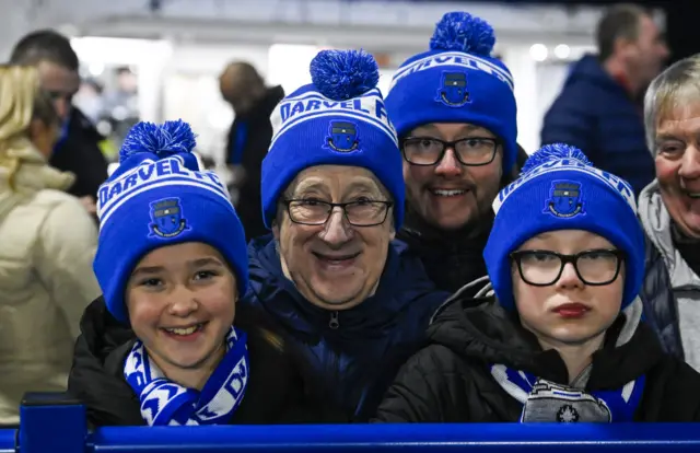 Darvel fans at Recreation Park