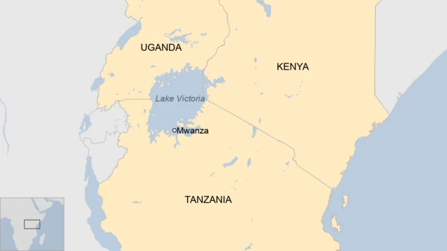 Map of the Lake Victoria region