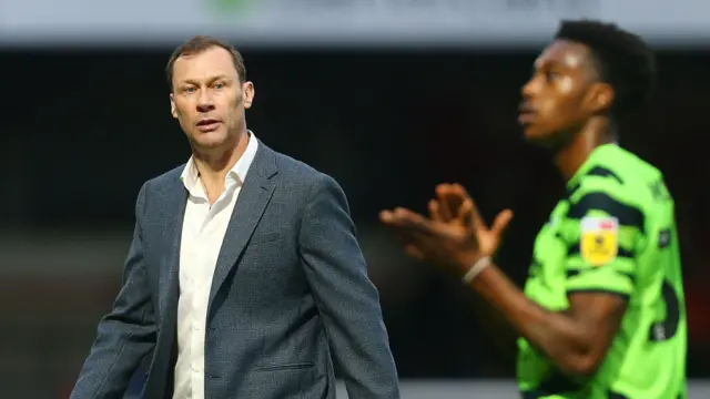 Forest Green Rovers manager Duncan Ferguson