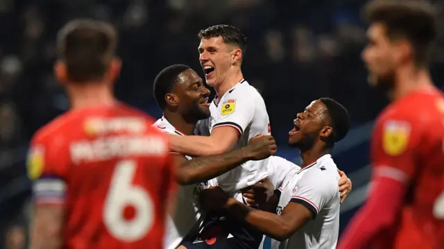 Bolton celebrate