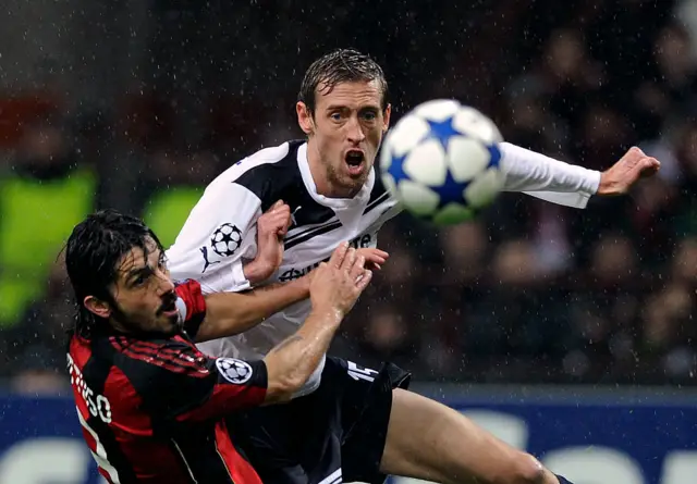 Gennaro Gattuso and Peter Crouch