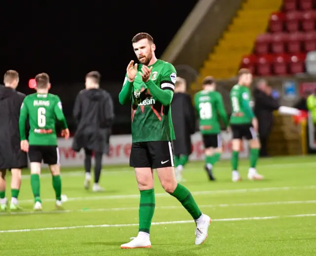 Patrick McClean in action for Glentoran