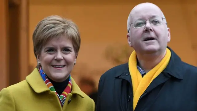 Nicola Sturgeon and Peter Murrell