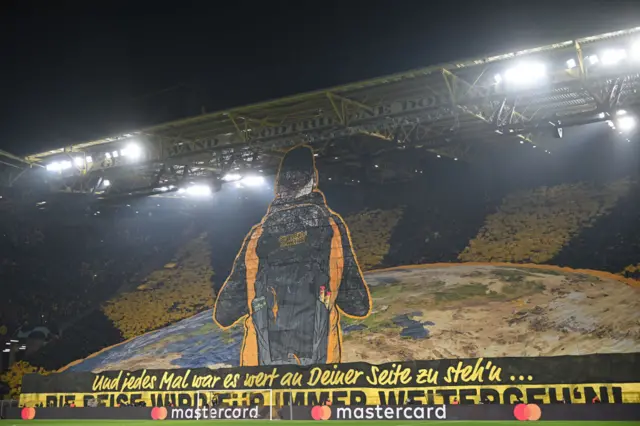 The Borussia Dortmund tifo