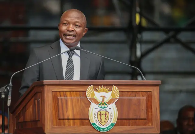 David Mabuza in 2018.