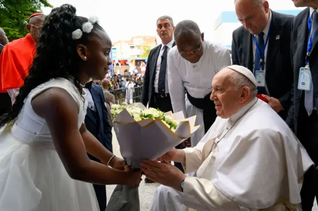 The Pope in Kinshasa.