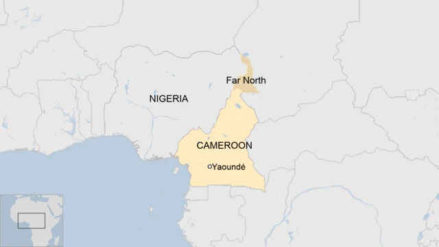 A map of Cameroon