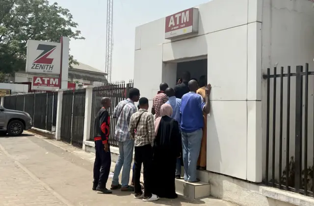 Long queues at banks in Abuja