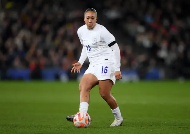 Lauren James playing for England