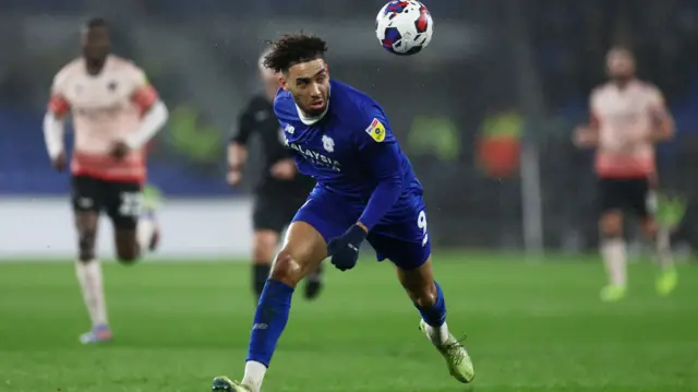 Kion Etete of Cardiff City