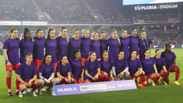 Canada team wear protest T-shirts with the slogan 'Enough is enough'