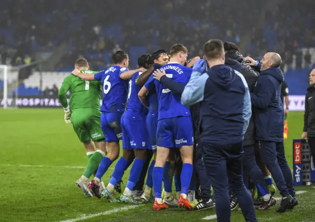 Cardiff celebrate