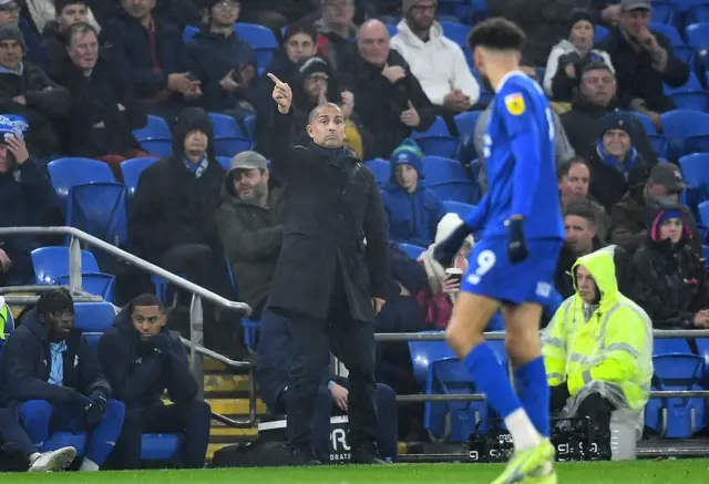 Cardiff City manager Sabri Lamouchi