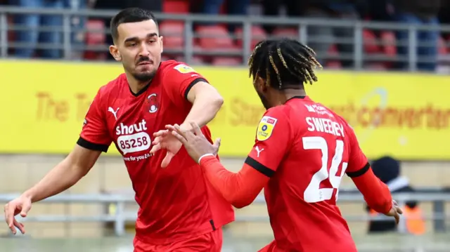 Leyton Orient celebrate