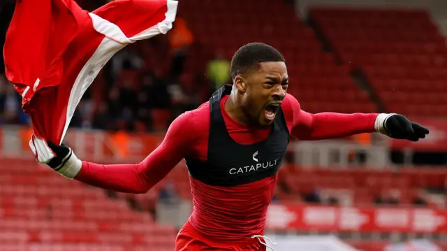 Boro celebrate