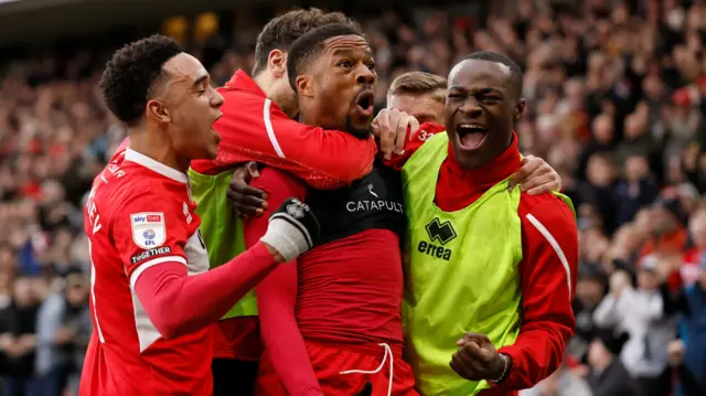 Boro celebrate