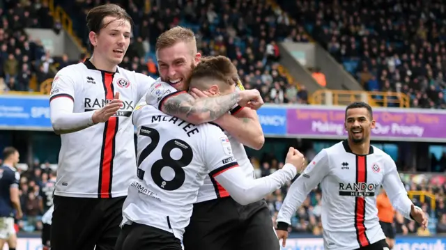 Sheff Utd celebrate