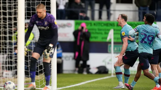 Burnley celebrate