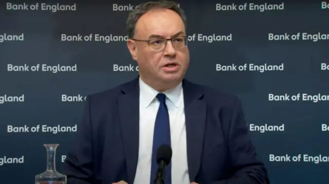 Bank of England governor Andrew Bailey