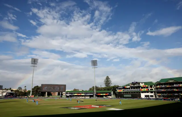 A rainbow at Boland Park