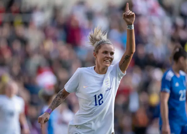 Rachel Daly celebrates goal