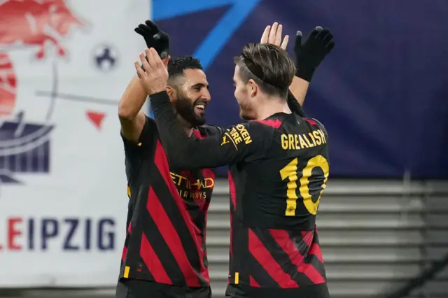 Riyad Mahrez and Jack Grealish.