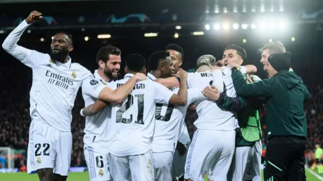 Real Madrid celebrate