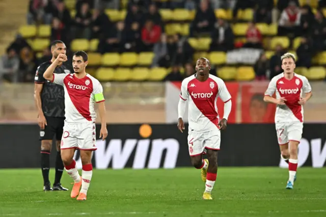 Ben Yedder celebrates after bringing the game back to 1-1